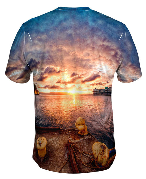 Sunset Dock Port&nbsp;Mens T-Shirt
