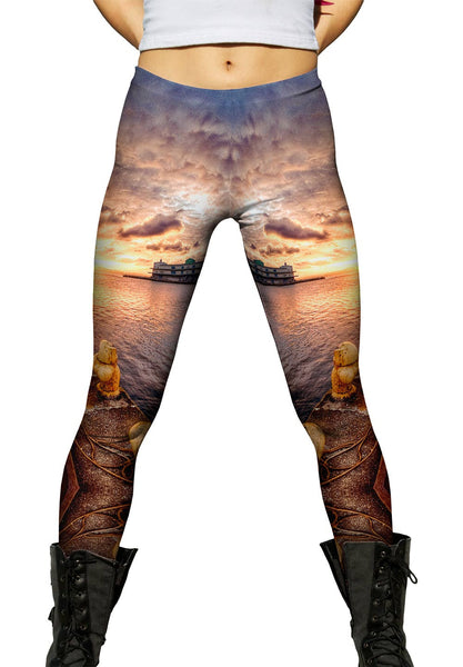 Sunset Dock Port Womens Leggings