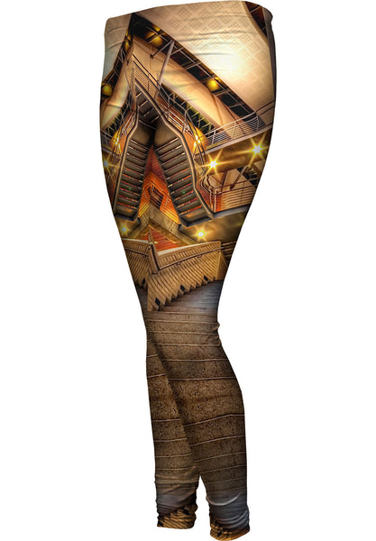 Upstairs Run Womens Leggings