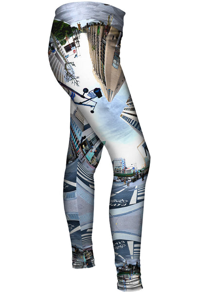 Japan Street Corner Womens Leggings