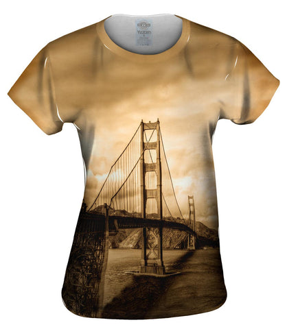 Golden Gate In Sepia