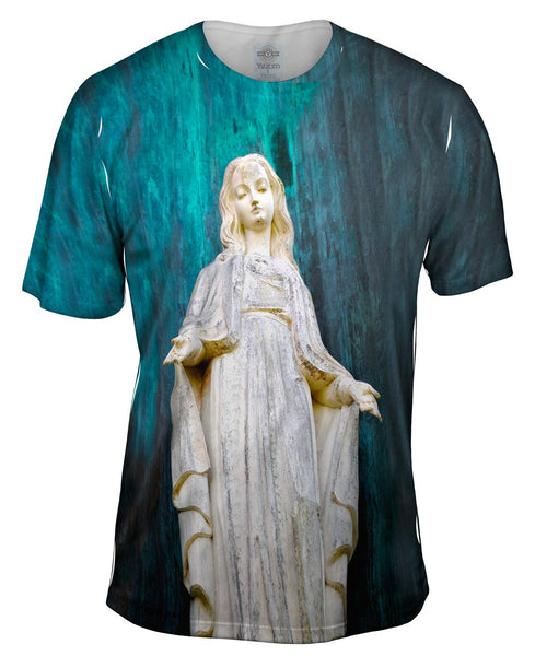 Virgen Mary Statue Mens T-Shirt