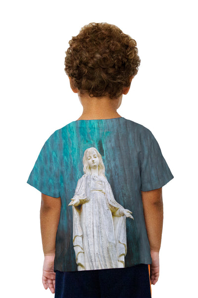 Kids Virgen Mary Statue Kids T-Shirt