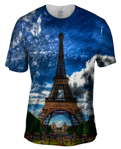 Eiffel Tower Summer Mens T-Shirt