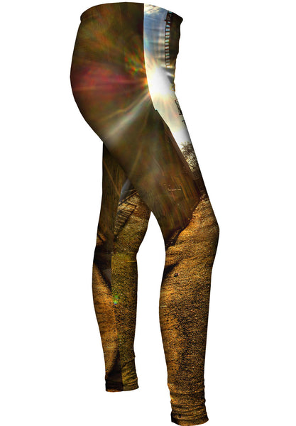 Red Alley Way Womens Leggings