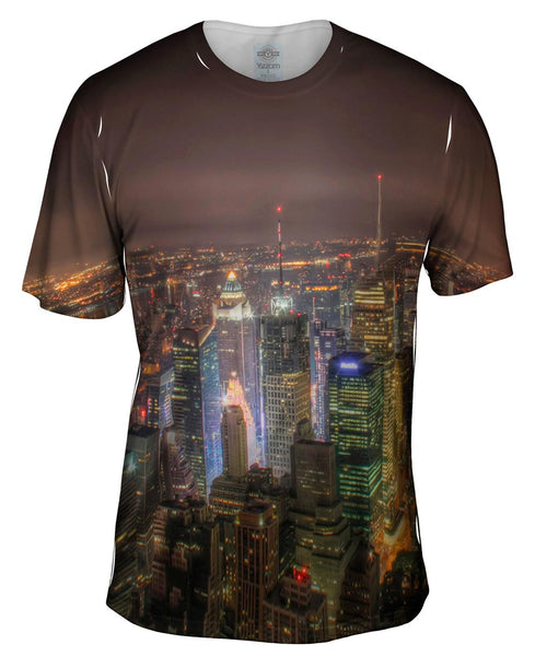 Times Square From Empire State Building Mens T-Shirt