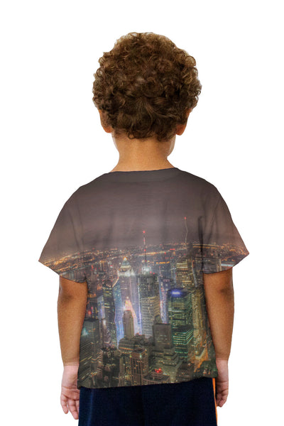 Kids Times Square From Empire State Building Kids T-Shirt