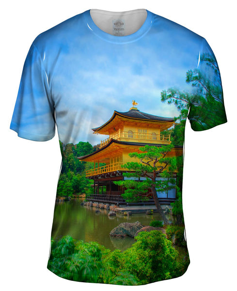 Golden Pavilion In Kyoto Mens T-Shirt