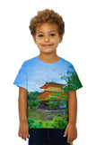 Kids Golden Pavilion In Kyoto