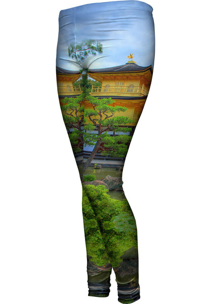 Golden Pavilion In Kyoto Womens Leggings