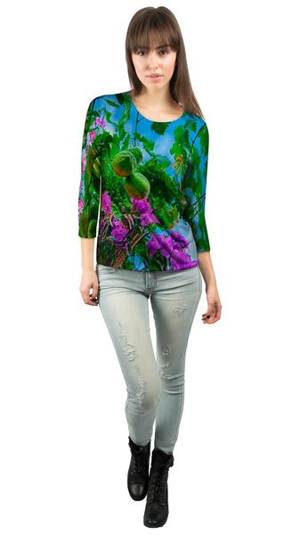 Lemons And Grapes&nbsp;Womens 3/4 Sleeve