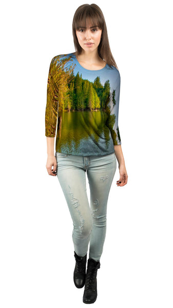 Loch Lomond Reservoir&nbsp;Womens 3/4 Sleeve