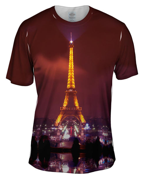 Eiffel Centered Mens T-Shirt