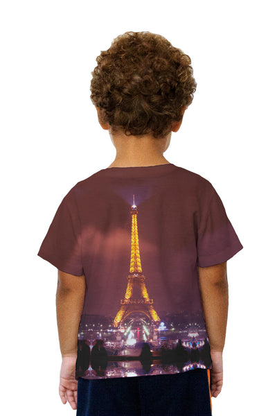 Kids Eiffel Centered Kids T-Shirt