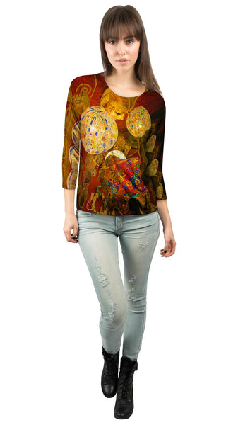 Colorful Objects Womens 3/4 Sleeve