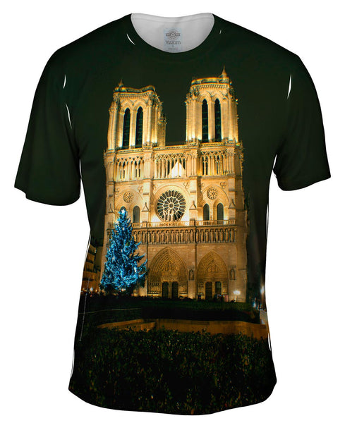Notre Dame Blue Tree Mens T-Shirt