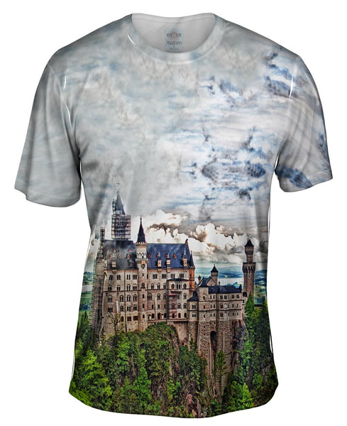 Neuschwanstein Castle Brown Mens T-Shirt