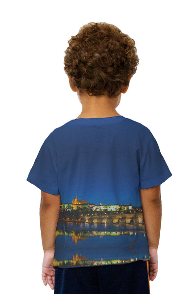 Kids Charles Bridge At - Night Kids T-Shirt