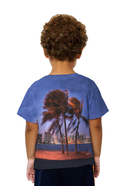 Kids Miami Skyline Kids T-Shirt