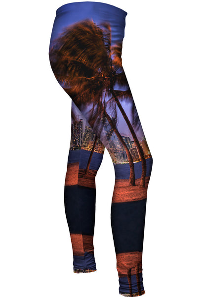 Miami Skyline Womens Leggings