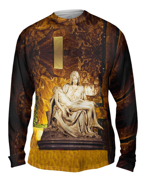 Mother Cradles Wounded Mens Long Sleeve