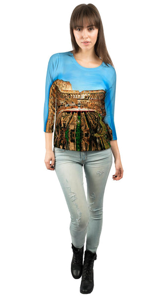 Olympic Stadium Ruins&nbsp;Womens 3/4 Sleeve