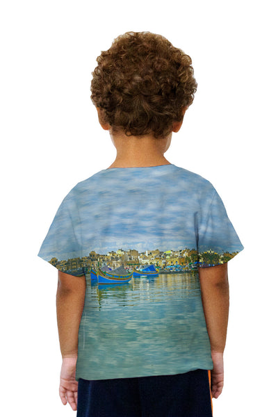 Kids Boats Off Malta Kids T-Shirt