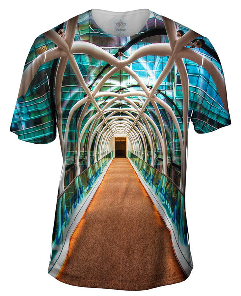 Cool Pedestrian Bridge Mens T-Shirt