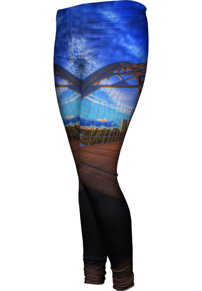 Toronto Sunrise Bridge Womens Leggings
