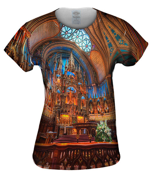 Notre Dame Cathedral Indoors Womens Top