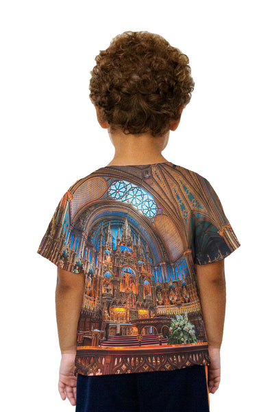 Kids Notre Dame Cathedral Indoors Kids T-Shirt