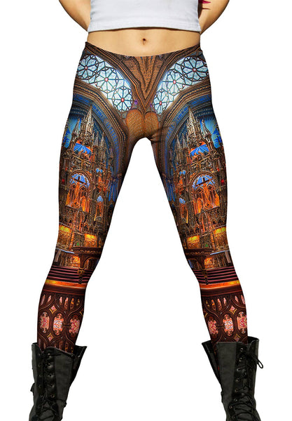 Notre Dame Cathedral Indoors Womens Leggings