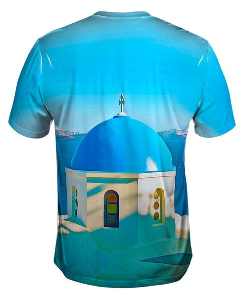 Blue Dome Santorini - Oia&nbsp;Mens T-Shirt