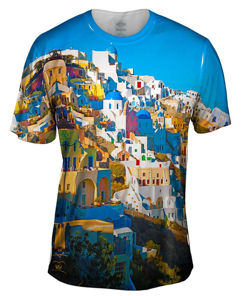 Picturesque Oia Mens T-Shirt