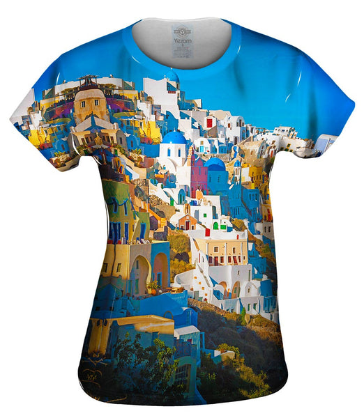 Picturesque Oia Womens Top