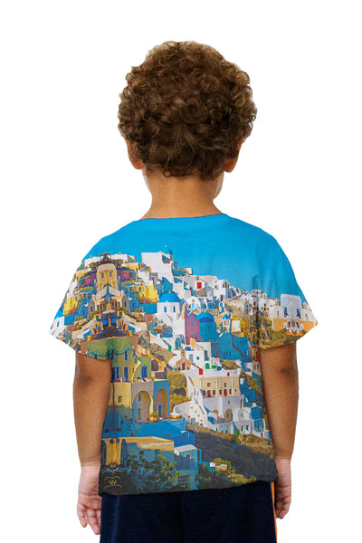 Kids Picturesque Oia Kids T-Shirt