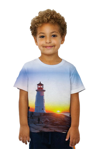Kids Lighthouse Sunset