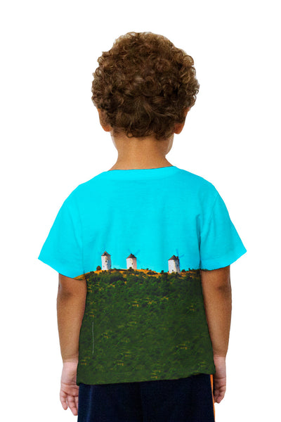 Kids Windmills Of Castilla - La - Mancha Kids T-Shirt