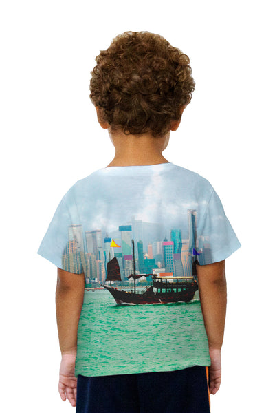 Kids Chinese Junk Hong - Kong Kids T-Shirt