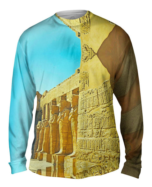 Egypt Wall Mens Long Sleeve