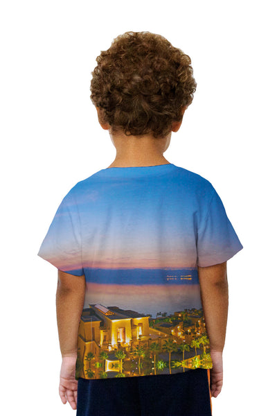 Kids Dead Sea Looking - At - The - West - Bank Kids T-Shirt