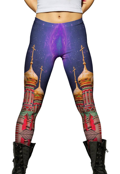 Golden Domes Womens Leggings