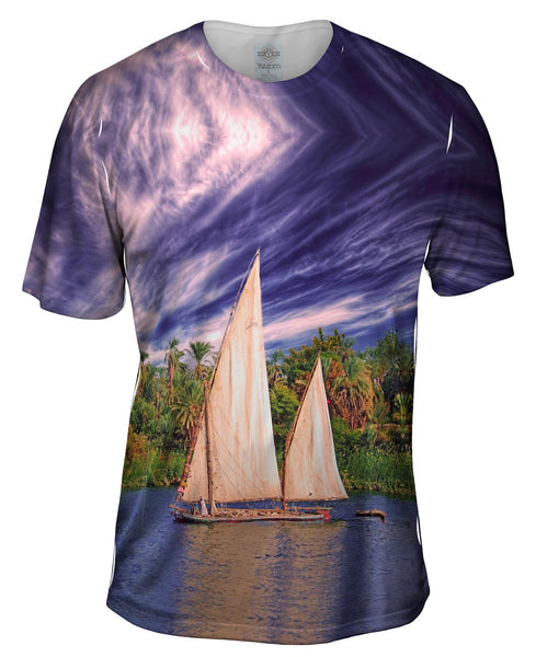 Boats Egypt Mens T-Shirt