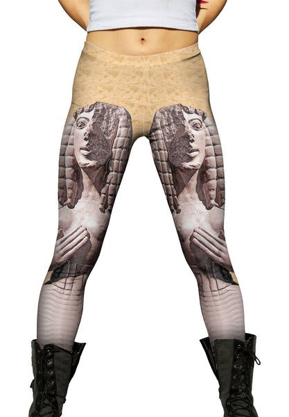 Museum Statue Roman - Egyptian - Womens Leggings