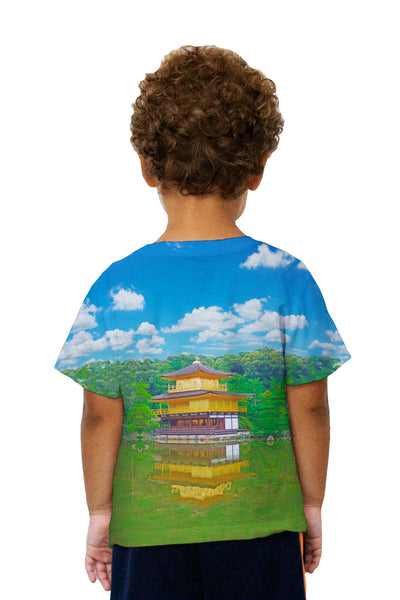 Kids Golden Pavilion Temple Kids T-Shirt