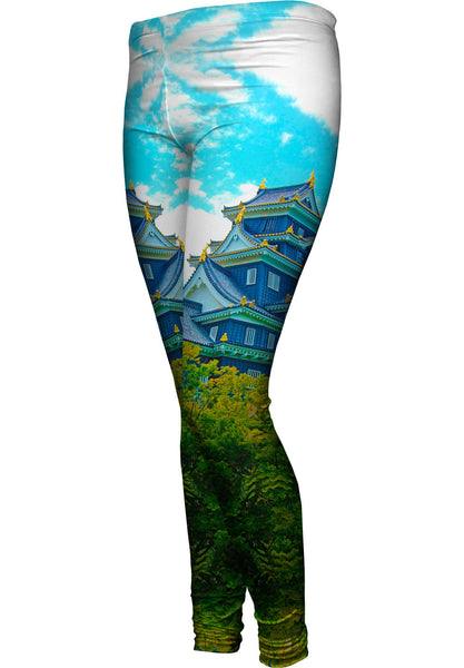 Okayama Castle Womens Leggings