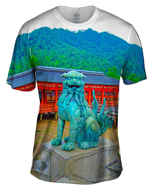 Guardian Dog Itsukushima - Shrine Mens T-Shirt
