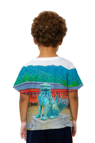 Kids Guardian Dog Itsukushima - Shrine Kids T-Shirt
