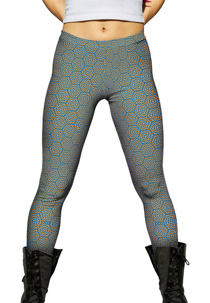 Optical Illusion Jazz Swirl Womens Leggings