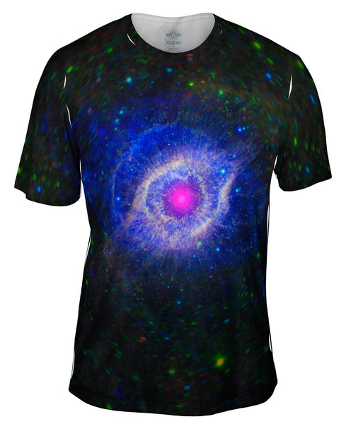 Space Galaxy Helix Nebulae Mens T-Shirt
